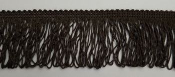 Fringe Loop 5cm (25 m), Dark Brown 33